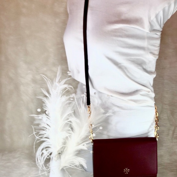 ❤️ NEW TORY BURCH ❤️ IMPERIAL GARNET CARTE… - Picture 7 of 8